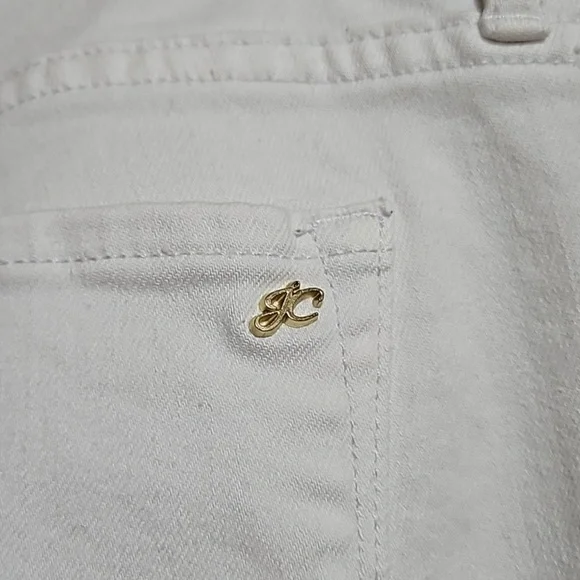Juicy Couture White Mid Rise Skinny  Stretch Jeans Size 29 - Picture 7 of 16